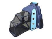Iconic Pet FurryGo Luxury Backpack Pet Carrier with Lounge Navy Blue