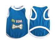 Iconic Pet 91984 Pretty Pet My Bone Tank Top For Dogs Puppies Small