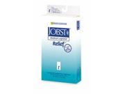 Jobst Relief 20 30 Mmhg Unisex Closed Toe Knee Highs W Silicone Top Band Beige Medium