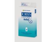 Jobst Relief 20 30 Mmhg Open Toe Thigh Highs With Silicone Top Band Beige Small