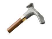 Wood Cane With Contour Handle Right Walnut Stain