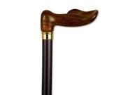 Hand Carved Ebony Palm Grip Handle Left