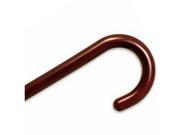 Wood Cane With Tourist Handle Rosewood Stain
