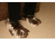 Luxurious Alpaca Fur Slippers The Most Luxury Fur Slippers Extra Large Pink