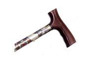 Adjustable Travel Folding Cane With Fritz Handle Compass Rose