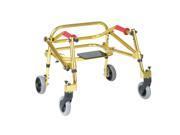 Tyke Nimbo Rehab Lightweight Golden Yellow Posterior Posture Walker with Seat