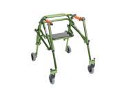 Junior Nimbo Rehab Lightweight Lime Green Posterior Posture Walker with Seat