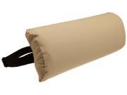 Softeze Memory Foam Half Lumbar Roll wBeige Polycotton Zippered Cover Strap L 13 x H 6 x W 6