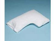 L shape Pillow 23 x 17 in. w White Polycotton Cover