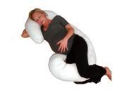 Comfort Body Pillow Full Body Pillow Pregnancy Pillow Nursing Pillow Side White