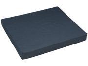 Black Polycotton Cover For 16 X 18 X 2 Cushion L 16 x H 2 x W 18