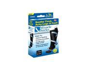 Anti fatigue Compression Stocking Black