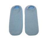 Gel SPA Socks feather yarn Gel Lined Moisturizing socks Gel Booties Blue