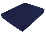 Duro Med Polyfoam Wheelchair Cushion Poly Cotton Cover Navy