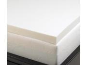 2 in. Full Memory Foam Mattress Topper 5.3 lb Density Mattress Pads