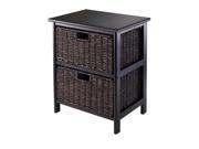 Winsome Omaha Storage Rack with Foldable Basket