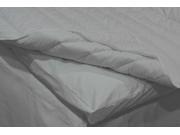 Down Etc. 200TC Quilted Polyester Cotton Mattress Pad with Elastic Anchor Bands Queen 60 x 80
