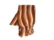Scarf Lines Five Colors Brown
