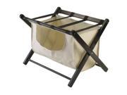 Winsome Dora Luggage Rack with Removable Fabric Basket