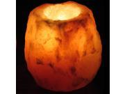 Natural Salt Candleholder One hole Himalayan Natural Crystal Salt Tealight Candle Holder