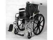 16 Wheelchair Detachable Arms Footrest
