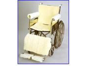 Wheelchair Synthetic Sheepskin Leg Pad Each