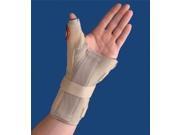 Carpal Tunnel Brace w Thumb Spica Left Beige Medium