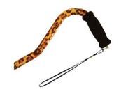 Offset Adjustable Aluminum Cane Foam Grip Handle Leopard