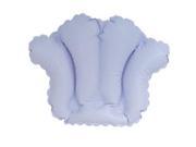Inflatable Bath Cushion Shell Light White Or Blue Vinyl
