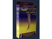 Closed Toe Knee Stocking Black Medium Regular 18 mmHg