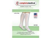 Anti Embolism Stockings Lg Lng 15 20mmHg Below Knee Open Toe