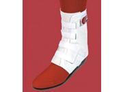Easy Lok Ankle Brace XL White Woven Tongue w Stabilizers