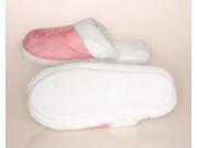 Lady s Suede Fur Trimmed Slipper Pink Small