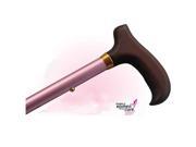 Mini Travel Folding Cane With Travel Bag Pink