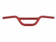 Red BMX Style Alloy Handlebar 4in Rise
