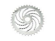 Chrome Twisted Chainring 1 2 x 1 8 36T
