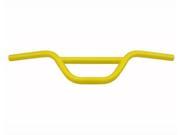 Yellow BMX Style Steel Handlebar 4in Rise