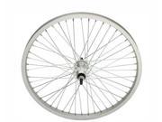 20in Alloy Bike Free Wheel 14G 48 Spoke Silver
