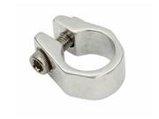 Alloy Seat Post Clamp 25.4mm Chrome