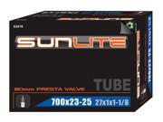TUBES SUNLT 700x23 25 PV 80mm 27x1x1 1 8SMOOTH