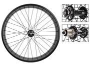 WHL PR 26x4.0 WEI DHL101 BK 36 WM 8 9sp 6B SEAL BK 135 170mm DTI2.0BK FRONT WHEEL IS FRONT DISC COMPATIBLE ONLY