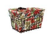 Cruiser Candy Reversible Bike Basket Liner Fits All Standard Wire and Wicker Baskets 14x9x9in Tropical