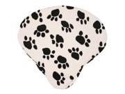 SEAT COVER C CANDY DOG PAW WHT