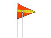 SAFETY FLAGS 2pc SUNLT 72in REFLECTIVE