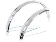 Wald Products Middleweight Fender Set 24inx65mm Chrome