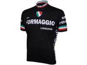 World Jerseys Formaggio jersey black white large