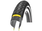 Schwalbe Marathon Tire 700x32 Wire Bead Black with Reflective Sidewall and GreenGuard Protection
