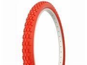 Duro Knobby Tread Cruiser Tire 26in x 2.125in Red