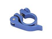 Alloy Quick Release Bike Seat Post Clamp 25.4mm Blue