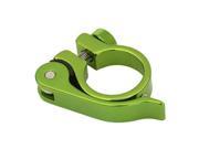 Alloy Quick Release Bike Seat Post Clamp 28.6mm Green